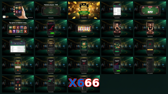 Main screen of X666 bet page for PK players